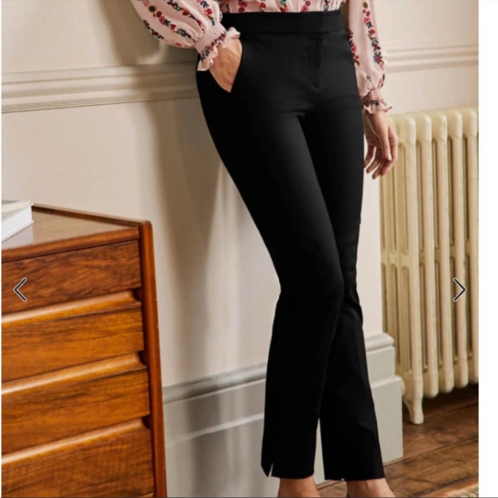 NWT Boden Women's Richmond Trouser Cut Full Length Pants 14